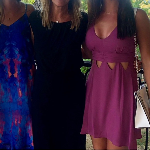 BCBG cutout mauve mini dress - Picture 3 of 7